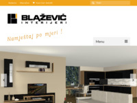 Frontpage screenshot for site: (http://www.blazevic-interijeri.hr)