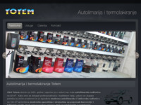 Frontpage screenshot for site: (http://www.autolimarija-totem.hr)