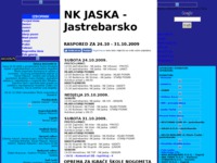 Frontpage screenshot for site: Nogometni klub Jaska, Jastrebarsko (http://nkjaska.blog.hr)