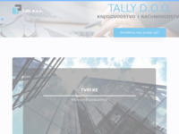 Frontpage screenshot for site: (http://www.tally.hr)