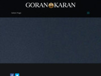 Frontpage screenshot for site: Goran Karan (http://www.gorankaran.hr)