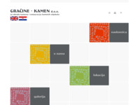 Frontpage screenshot for site: Gračine - Kamen d.o.o. (http://www.gracine-kamen.hr)