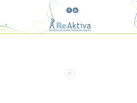 Frontpage screenshot for site: ReAktiva - interdisciplinarni terapijski i edukativni centar (http://www.reaktiva.hr)