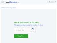 Frontpage screenshot for site: (http://www.sestabrzina.com)