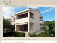Frontpage screenshot for site: (http://apartmani-marijana.com)