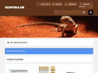 Frontpage screenshot for site: Teraristika.hr - najveći izbor egzotičnih životinja i terarističke opreme (http://www.teraristika.hr)