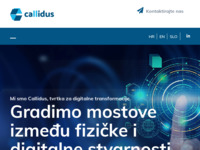 Frontpage screenshot for site: (http://www.callidus.hr)