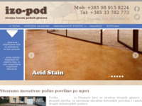 Frontpage screenshot for site: (http://www.izo-pod.hr)