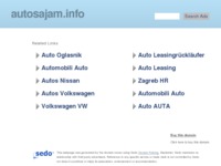 Frontpage screenshot for site: Autosajam (http://www.autosajam.info/)