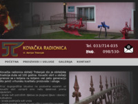 Frontpage screenshot for site: (http://www.kovacnica-trstenjak.hr)