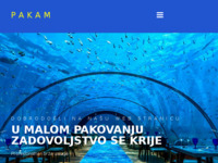 Frontpage screenshot for site: (http://www.pakiranje.hr/)