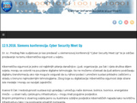 Frontpage screenshot for site: Centar za informacijske sustave d.o.o. (http://www.cis.hr)