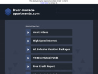 Frontpage screenshot for site: (http://www.dvor-maraca-apartments.com/)