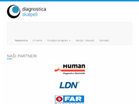 Frontpage screenshot for site: Diagnostica Skalpeli (http://www.skalpeli.hr)