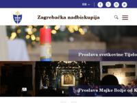 Slika naslovnice sjedišta: Zagrebačka nadbiskupija (http://zg-nadbiskupija.hr/)