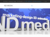 Frontpage screenshot for site: ND MEDIA -marketing, web dizajn i video produkcija (http://www.nd-media.hr/)