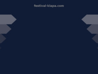 Frontpage screenshot for site: (http://www.festival-klapa.com)