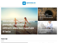 Slika naslovnice sjedišta: Portal za zdravlje očiju i vida (http://www.optometrija.net)