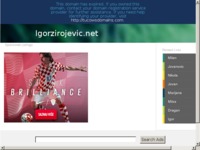 Frontpage screenshot for site: (http://www.igorzirojevic.net/)