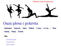 Frontpage screenshot for site: Oaza plesa i pokreta (http://opip.aquilonis.hr/)