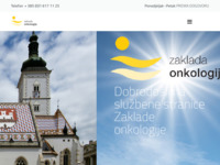 Frontpage screenshot for site: (http://www.zaklada-onkologija.hr)