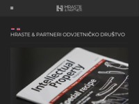 Frontpage screenshot for site: Odvjetničko društvo Hraste&Partneri (http://www.hraste-partneri.hr)