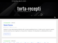 Frontpage screenshot for site: (http://www.torta-recepti.com)
