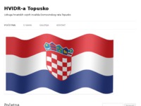 Frontpage screenshot for site: (http://www.hvidra-topusko.hr)