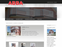 Frontpage screenshot for site: (http://www.aluminij-abba.hr)