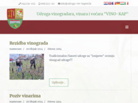 Frontpage screenshot for site: Udruga Vinogradara i vinara Općine Kaptol (http://www.udruga-vvv-kaptol.hr)