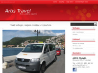 Frontpage screenshot for site: Artis Taxi (http://www.artis-taxi.com)
