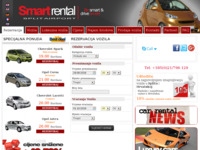Frontpage screenshot for site: (http://www.smart-car.hr)