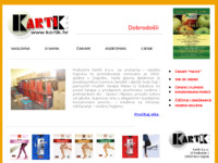 Frontpage screenshot for site: KartiK za unutarnju i vanjsku trgovinu te posredovanje (http://www.kartik.hr/)