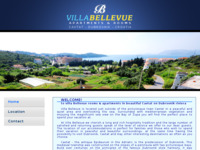 Frontpage screenshot for site: (http://www.villa-bellevue.hr)