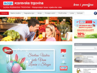 Frontpage screenshot for site: (http://sloga-podravska-trgovina.hr)