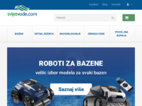 Frontpage screenshot for site: (http://www.svijetvode.com/)