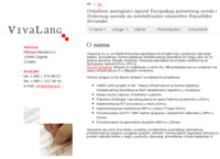 Frontpage screenshot for site: (http://vivalang.hr/)