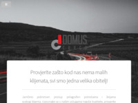 Frontpage screenshot for site: (http://www.domuscargo.hr)