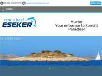 Frontpage screenshot for site: Esekertours Murter, Kornati (http://www.esekertours.hr)