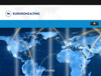Frontpage screenshot for site: (http://www.eurokonzalting.com)
