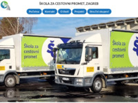 Frontpage screenshot for site: Škola za cestovni promet (http://www.scp.hr)