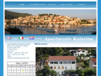 Frontpage screenshot for site: Apartmani Katarina (http://www.apartmani-katarina.hr)