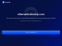 Frontpage screenshot for site: (http://www.vilarusticalosinj.com)