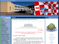 Frontpage screenshot for site: (http://www.os-skurinje-ri.skole.hr/)