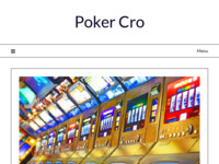 Frontpage screenshot for site: (http://www.poker-cro.com/)