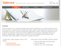 Frontpage screenshot for site: Gabrova.hr - računovodstvene usluge i porezno savjetovanje (http://www.gabrova.hr)