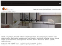 Frontpage screenshot for site: (http://www.hajdizajn.hr)
