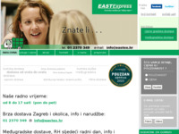 Frontpage screenshot for site: East Express (http://www.eastex.hr)
