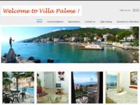 Frontpage screenshot for site: Villa Palme - Opatija - Luksuzan smještaj dostupan svima! (http://www.villa-palme.com.hr)