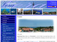 Frontpage screenshot for site: Apartmani Vera - Premantura, Pula, Istra (http://www.apartments-vera.com)